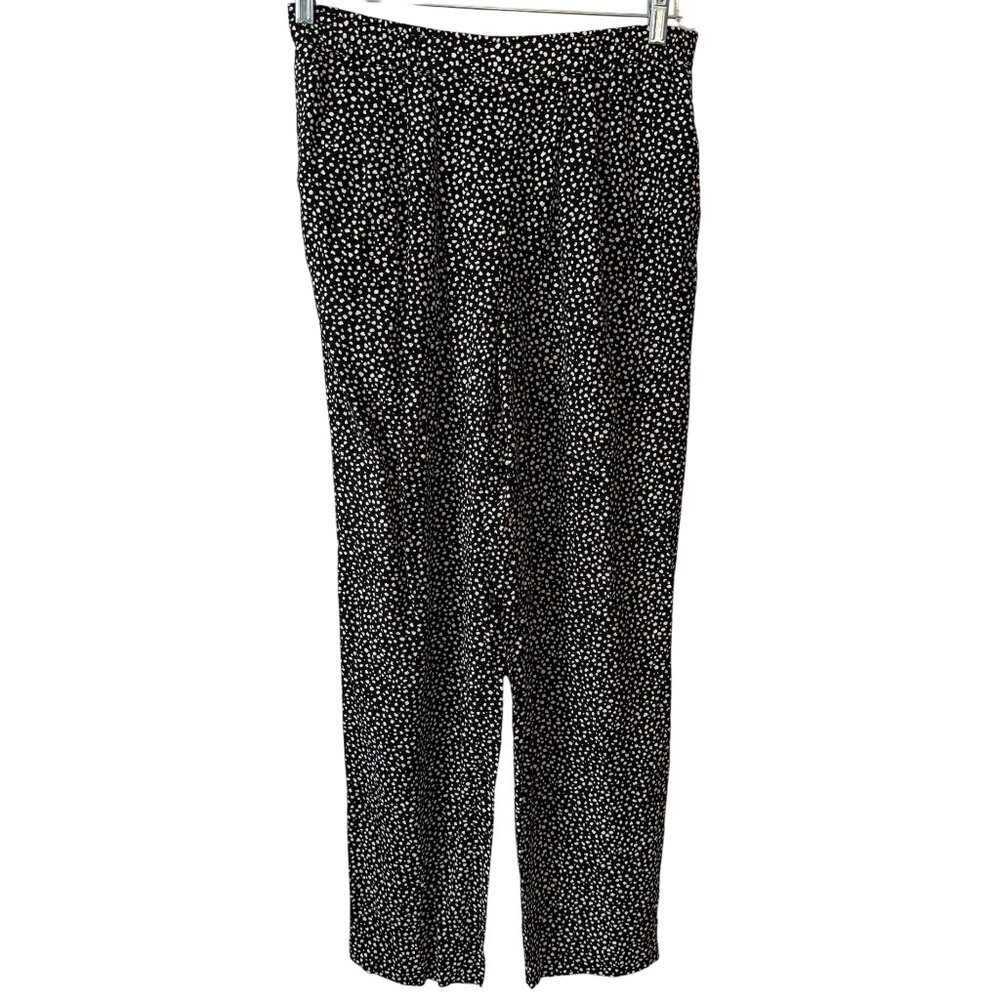 Liz Claiborne Collection Womens Black & White Polka Dot Pants Size 4